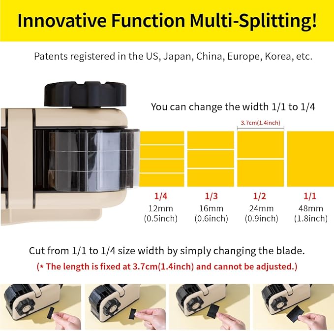 Multi-Section Tape Dispenser ZO-508: Innovative Cutter - Image 2