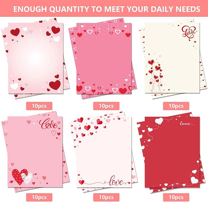 FANOST Valentine‘s Letter Paper Set - Image 2