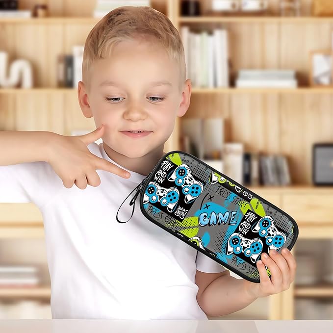 Fitvc Large Pencil Case for Boys, Gamer Boys Pencil Pouch for Kids Teens School - Image 7
