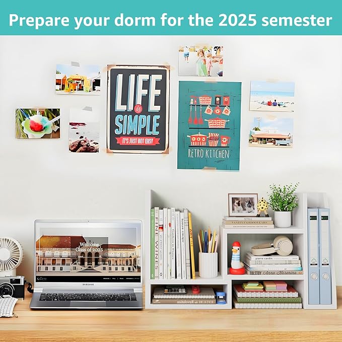 Desktop File Organizer Desk Organizer Shelf - Image 3