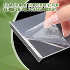 Acrylic Sign Holder 5x7, 25 Pack Clear Double Sided Table Menu Vertical Display - Image 6