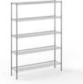 Regal Altair 14" Deep x 54" Wide x 74" Height Wire Shelving Kit | 5-Tier | NSF by Regal+Altair
