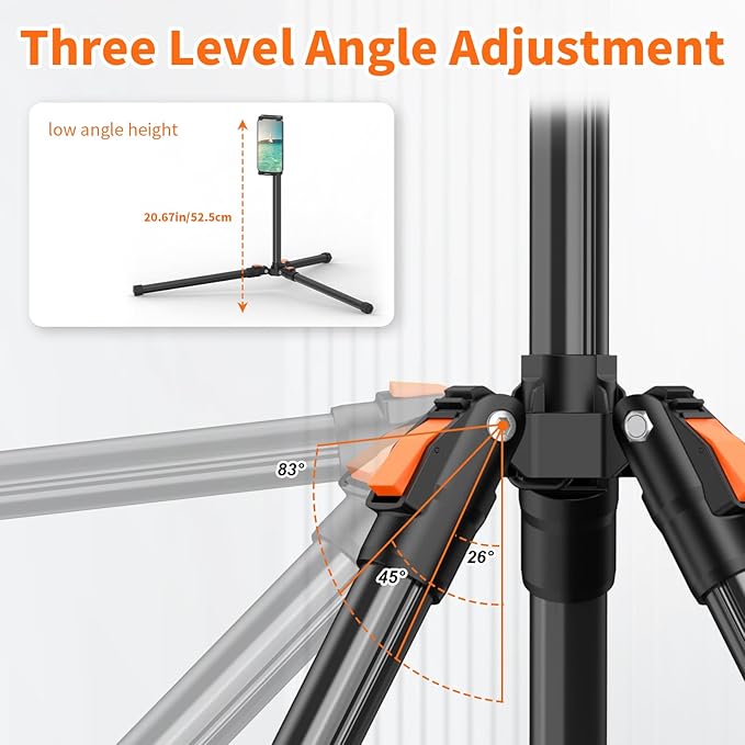 XXZU 72in Tablet Floor Stand Tripod, Tablet Stand Floor - Image 4