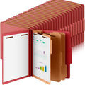 Skyygemm 48 Pcs Classification Folders Letter Size, 3 Divider Pressboard File by Skyygemm