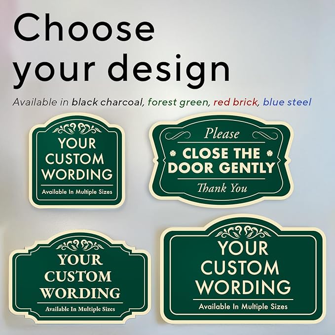 Custom Decorative Outdoor Metal Sign - Image 3