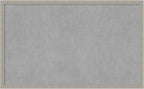 Amanti Art Grey Framed Magnetic Board 26x42 Large Vision Board