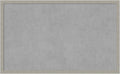 Amanti Art Grey Framed Magnetic Board 26x42 Large Vision Board by AmantiArt