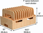 MobileVision Bamboo 12-Port Charging Station & Docking Organizer - Image 3