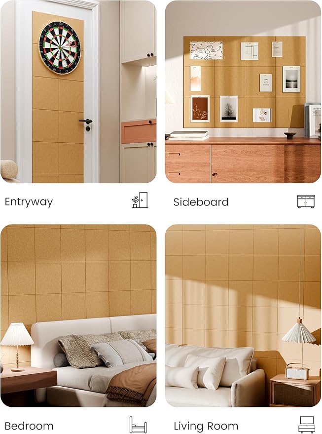 Bumusty Large Cork Board 47"x35" Alternative - Image 5