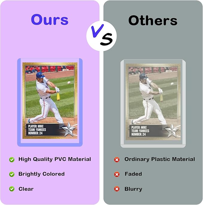 50ct 3"X4" Card Sleeves Hard Plastic - Image 4