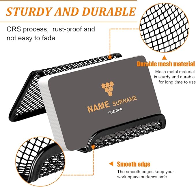 EMOMAS Business Card Holder for Desk, Office Desktop Business Card Display - Image 3