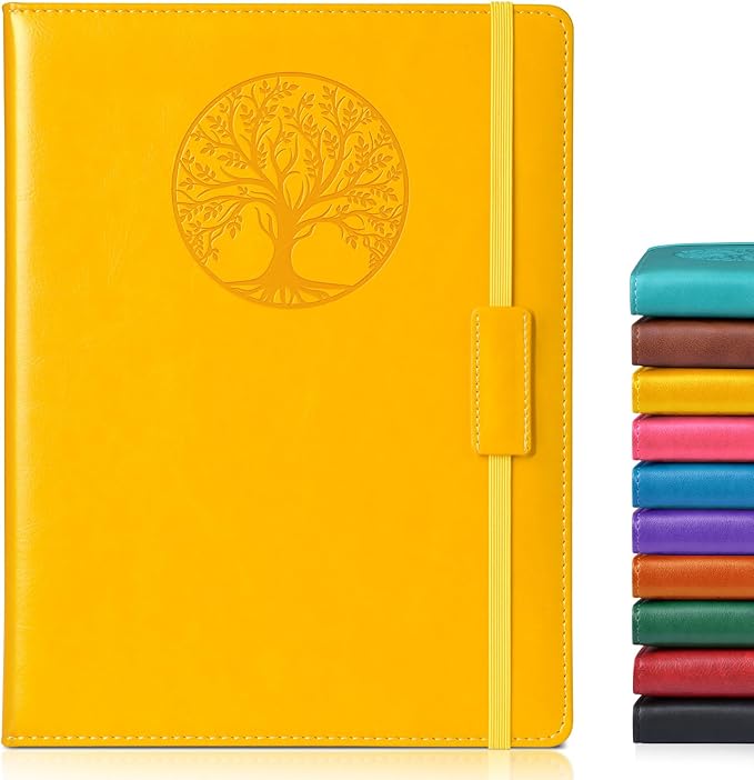 Biuwory Lined Journal Notebook for Women Men, 256 Pages B5 Large Hardcover by Biuwory