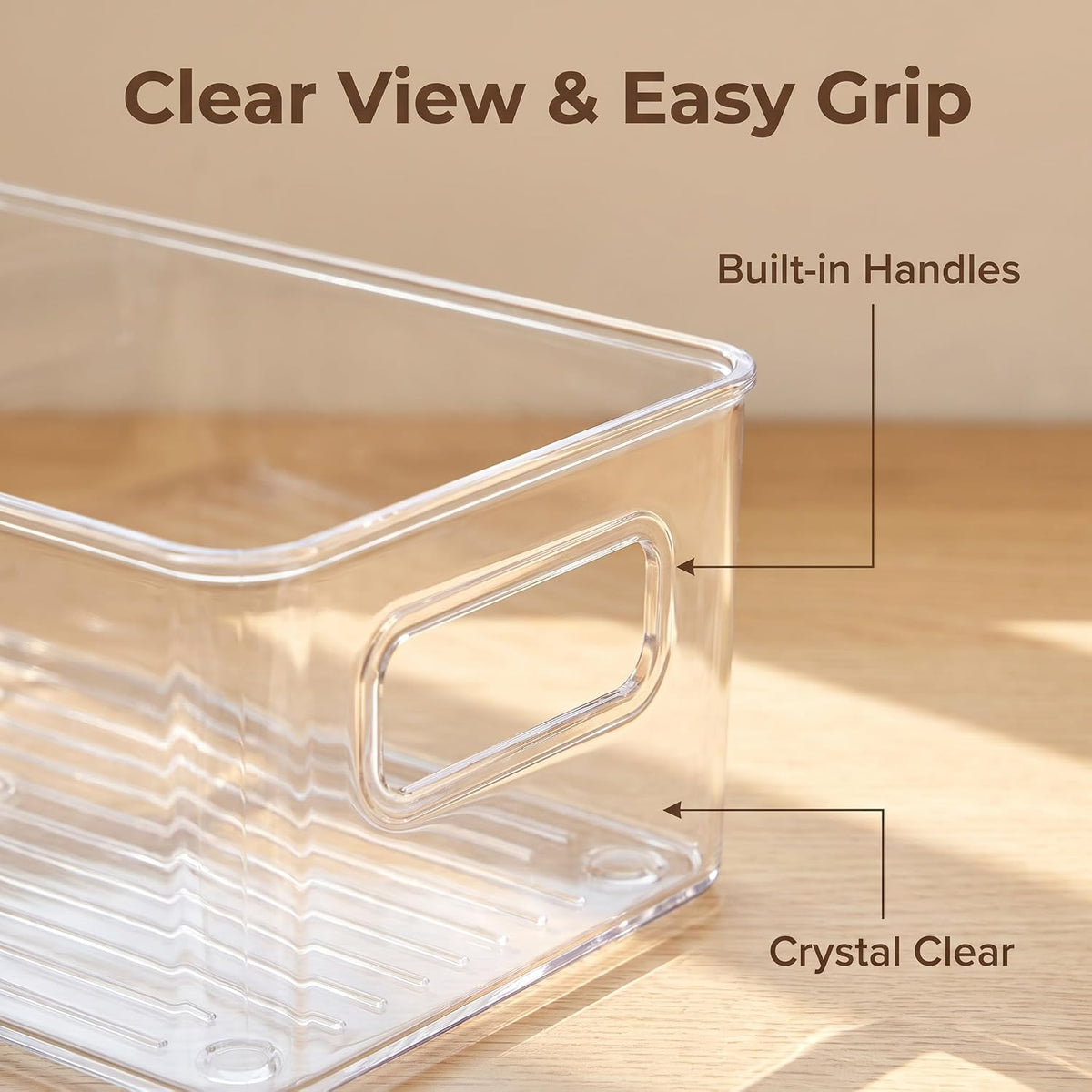 Kitchen plastic drawer organizer