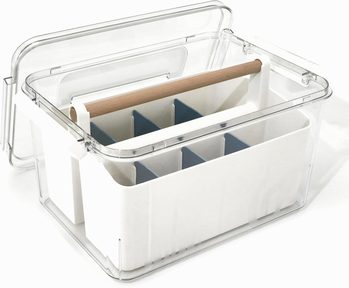 craft caddy with lid and lift-out portable caddy, main product view