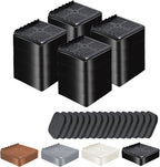 Furniture Risers Heavy Duty Adjustable Bed Risers Blocks Lift 4, 2 inches by EnjoyLifeEnjoyHappiness