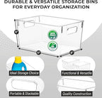 ClearSpace Clear Plastic Storage Bins – Pantry Organizers & Storage Containers - Image 4