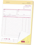 NextDayLabels - NCR Carbonless Order Forms, Bound Wraparound Cover, 50 Sets per by NextDayLabels