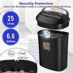 Ofitech Paper Shredder Cross-Cut Shredder - Image 3