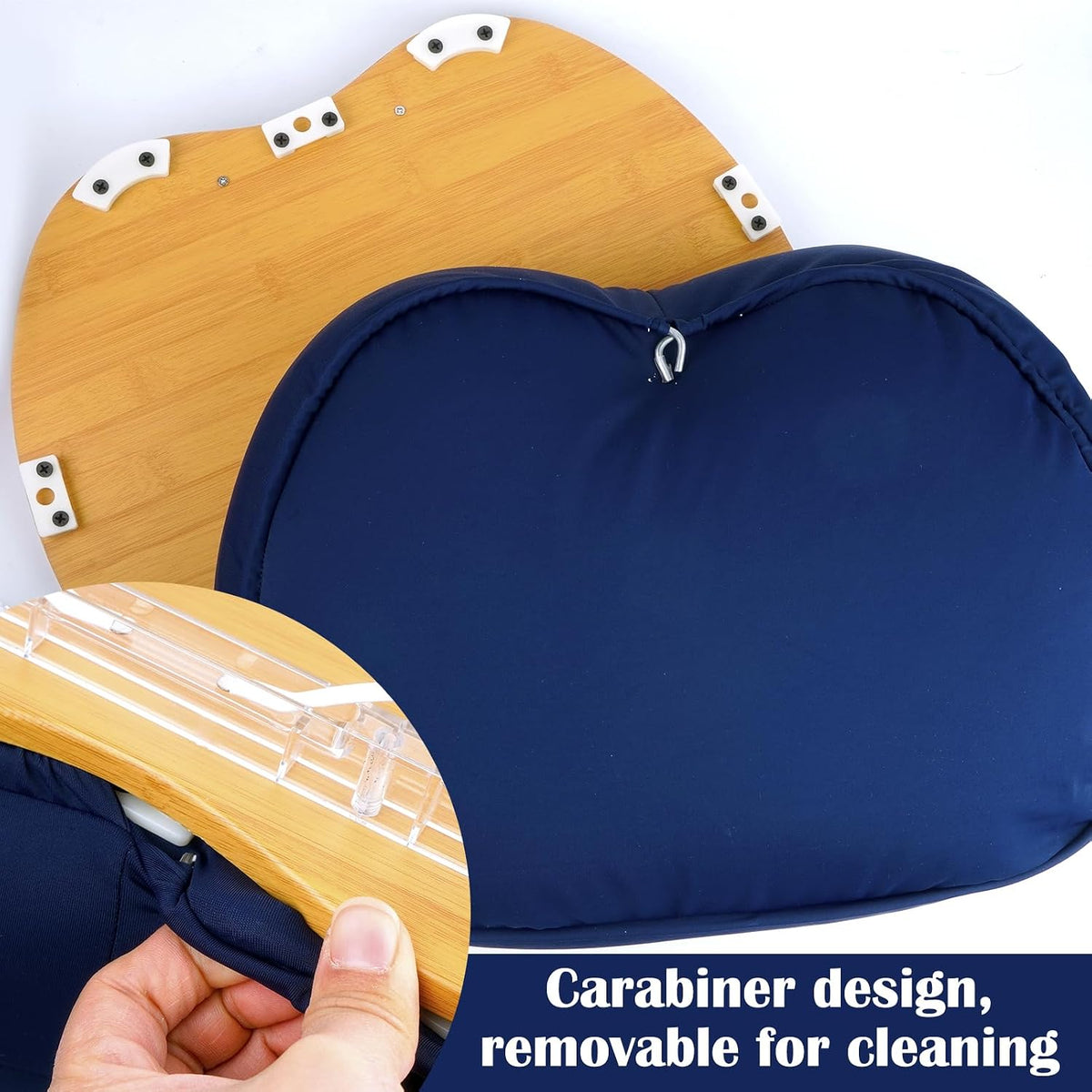 Lap Desk XL Beanbag Book Stand –Book Holder for Reading in Bed Hands Free Rea...