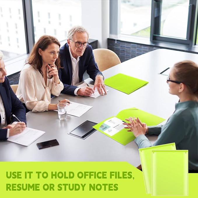 Henoyso 18 Pcs Plastic Folders - Image 6