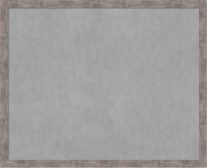 Amanti Art Silver Framed Magnetic Board 35x43 X-Large Vision Board by AmantiArt