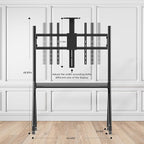Glidesync Smart Board Stand for 55"- 86'' Interactive Whiteboard, Mobile Stand - Image 6