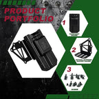 Tourniquet Holder for Gun Holster, Tactical Tourniquet Holder Adapter Mount - Image 5