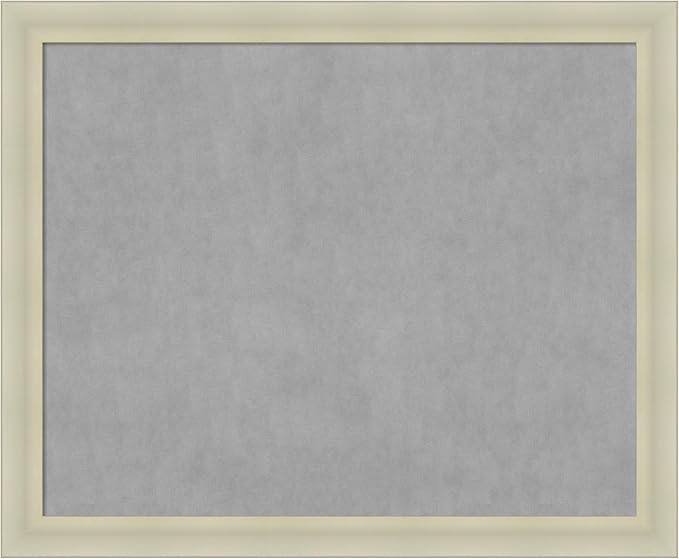 Amanti Art Silver Framed Magnetic Board 37x45 X-Large Vision Board by AmantiArt