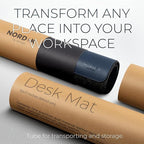 Nordik Felt and Leather Desk Mat Non-Slip - Image 4