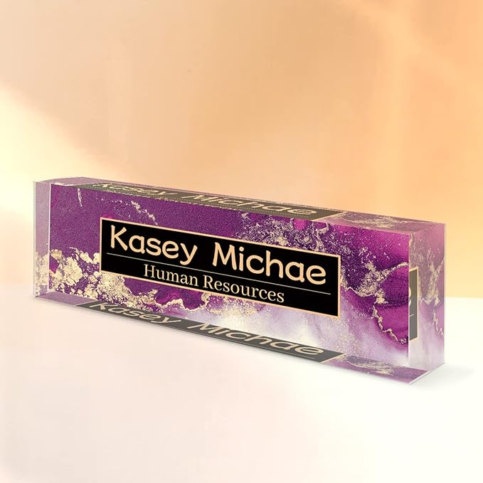 SalaGraphics Desk Name Plate Personalized, Custom - Image 8