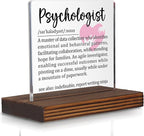 Psychologist Gifts, Appreciation Desk Sign by Pariveca