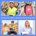250pcs 3.5 x 2.25 Inch Blank Name Tag Stickers - Image 9