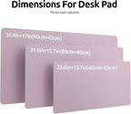 YSAGi Leather Desk Pad Protector, Office Desk Mat, Large Mouse Pad, Non-Slip PU - Image 8
