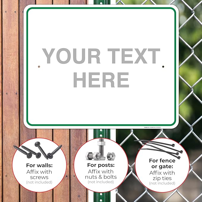 Custom Sign, Personalized Metal Signs, Customize - Image 4