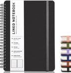 ABERLLS Black Lined Spiral Journal Notebook - Image 8