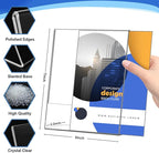 Acrylic Sign Holder 5x7 Inches, 13 Pack Clear Plastic Table Flyer Display Stand - Image 2