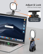 Upgraded Ring Light for Laptop, Monitor & Desk – Eye-Caring Diffused LED - Image 5