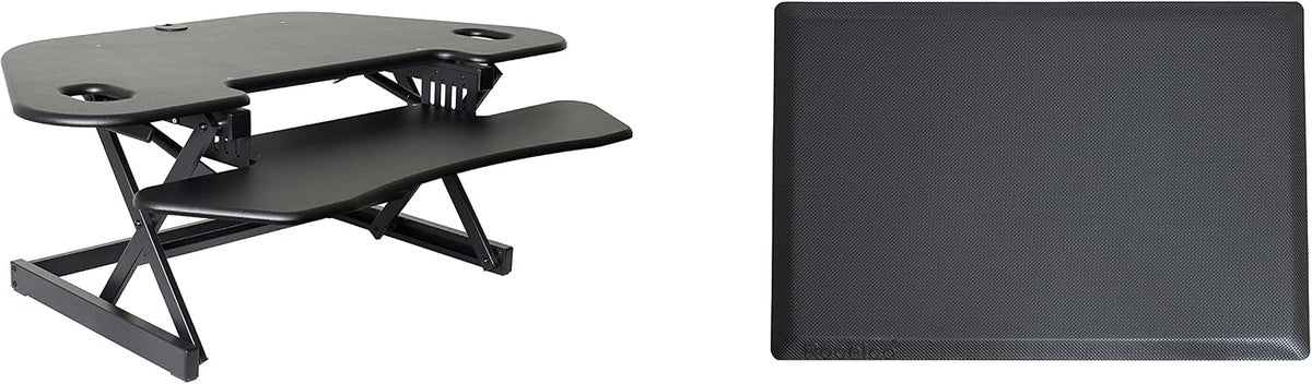 Rocelco 46" Height Adjustable Corner Standing Desk Converter