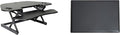 Rocelco 46" Height Adjustable Corner Standing Desk Converter by Rocelco