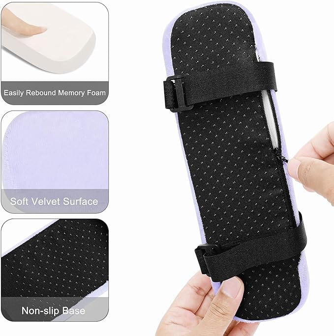 MOSISO Chair Armrest Pads, Memory Foam Home/Office Chair Arm Rest Covers Comfy - Image 2