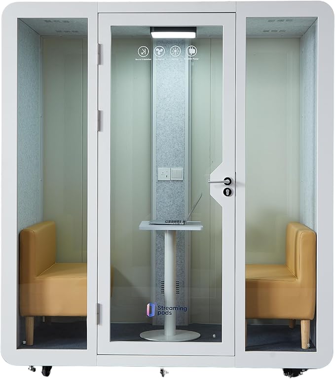 GEARONIC Mobile Office Pod Booth, Standard Sound Proof Office Pod by GEARONIC