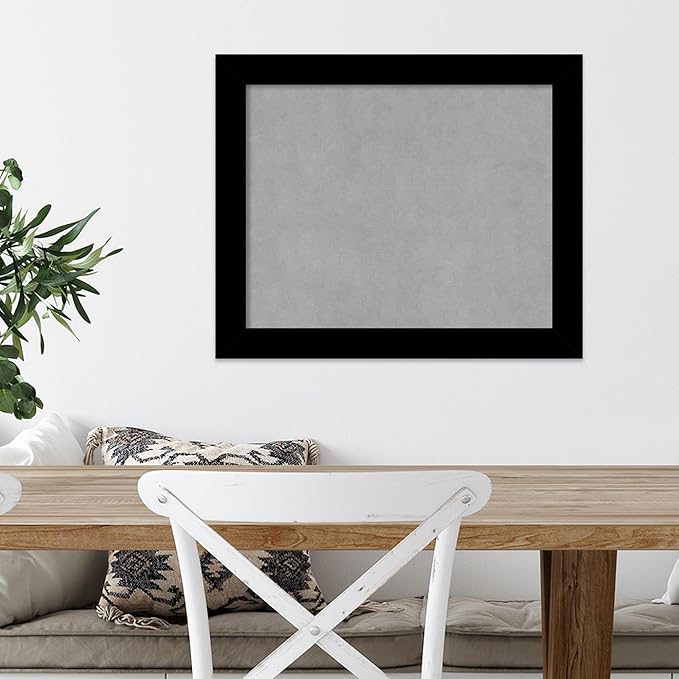 Amanti Art Black Framed Magnetic Board 19x23 Small Vision Board - Image 5