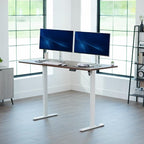 VIVO Electric 71 x 30 in Rustic Standing Desk, Memory Height Adjustment - Image 2