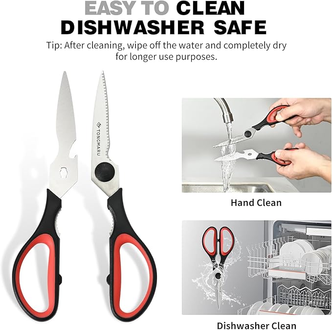 Kitchen Cooking Shears Heavy Duty Kitchen Scissor with, Detachable, All Purpose - Image 2