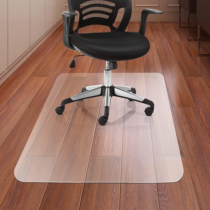 Kuyal Office Chair Mat for Hardwood Floor, Easy Glide, Floor-Protector by Kuyal