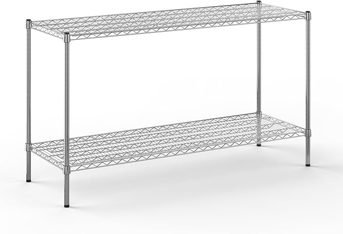 Regal Altair 21" Deep x 60" Wide x 34" Height Wire Shelving Kit | 2-Tier | NSF by Regal+Altair