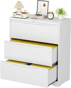 LONGLINK 3 Drawer Lateral File Cabinets by MetalStorageCabinet