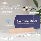 EGD Acrylic Desk Name Plate Personalized - Image 2