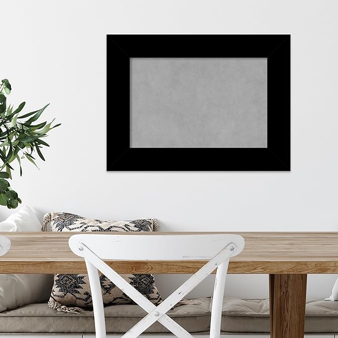 Amanti Art Black Framed Magnetic Board 17x23 Small Vision Board - Image 5