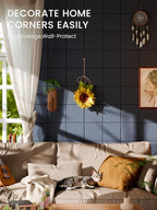 Bumusty Large Cork Board Alternative-36 x24 Felt Bulletin Board Tiles, - Image 4